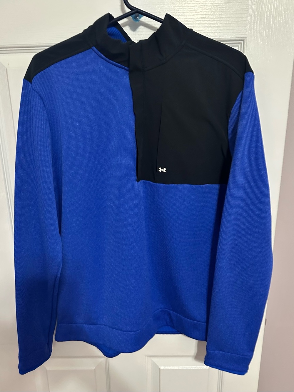 Under Armour Storm Golf 1/4 Zip Fleece Pullover Men's XL Blue/Black